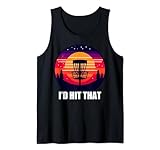 Photo Gallery funny disc golf player i d hit that vintage frisbee nero canotta Photo Gallery funny disc golf player i d hit that vintage frisbee nero canotta