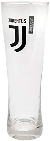Juventus Fc Football Club Soccer Sports Team Wordmark Crest Pint Glass