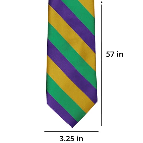 Image of tiemart Men's Striped Tie Standard Length