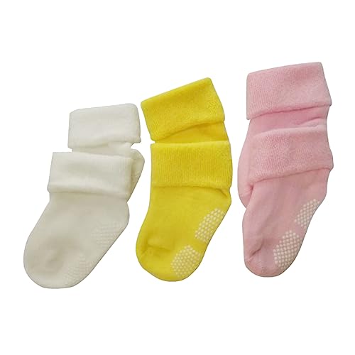 GALPADA Newborn Cotton Socks Newborn Socks for Boys and Cotton Thickening for Pink