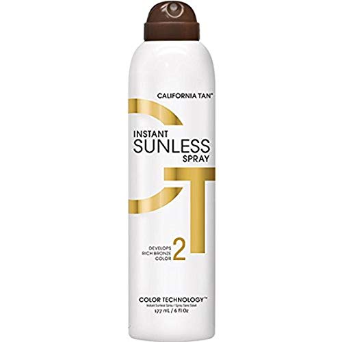 California Tan Instant Sunless Tanning Spray, 6 Ounce | Quick-Dry Formula | Cruelty Free
