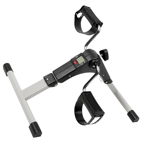UKCOCO Mini Bicicleta de para Ejercicios de Piernas y Brazos Compacta y Portátil para Rehabilitación de Ancianos Mejora Circulación y Tensión Casa y Oficina