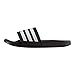 adidas Performance Men's Adilette CF Ultra C Athletic Sandal, Black/White/Black, 9 M US