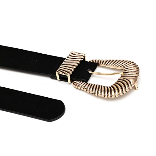 Ladies Fashion Belts, Casual Ladies Pin Buckle Belts Retro Three-Dimensional Pattern European and American Style Carved Leather Rivet Belts3