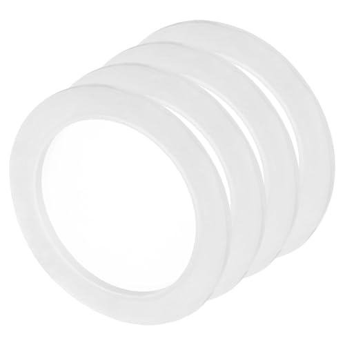 Image of uxcell 4 Rolls Transparent 0.13 Inch x 72 Yards Polyester Film Electrical Tape PET Tape High Temperature Heat Resistant Tape for Transformer Motor Wire 5S Positioning Logo,3.2mm x 66m