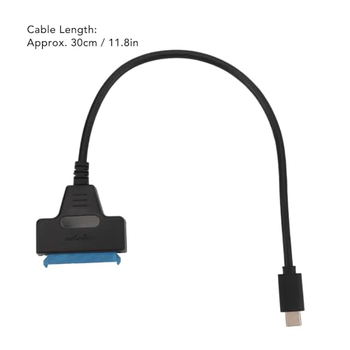 Adaptador cable SATA a USB 3.1 Tipo C para disco duro 2.5" miniatura 6