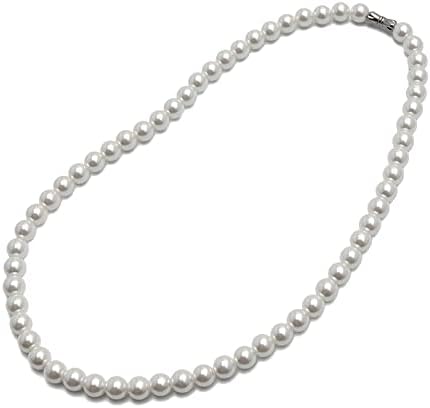 Amazon Co Jp Silver Kyasya ネックレス パール メンズ 男性 アクセサリー ホワイト Pearl Necklace 真珠 8mm 金属アレルギー対応 ネジ式 ストリート ハード系 シンプル ジュエリー Amazon Co Jp Silver Kyasya ネックレス パール メンズ 男性 アクセサリー ホワイト Pearl Necklace 真珠 8mm 金属アレルギー対応 ネジ式 ストリート ハード系 シンプル ジュエリー