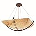 FAL-9721-25-DBRZ - Justice Design - 18 Pendant Bowl Dark Bronze Finish - LumenAria