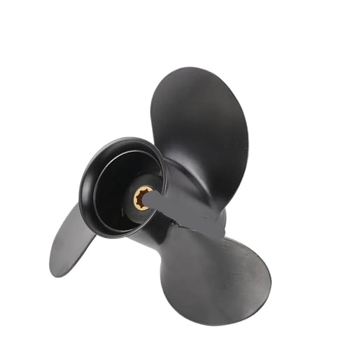 Hélice en aluminium 9x9 robuste pour moteurs marins à cannelures interchangeables - 3