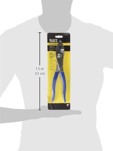 Klein Tools Slip-Joint Pliers, 10-Inch D511-10, Blue - Image 2