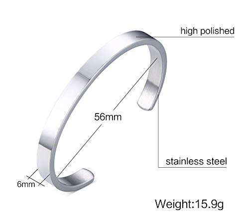 Memorial Gifts for Loss of Mom Dad in Memory of Jewelry Custom Bracelet Bereavement Cuff Secret Message Engraved Grief Gifts for Women2