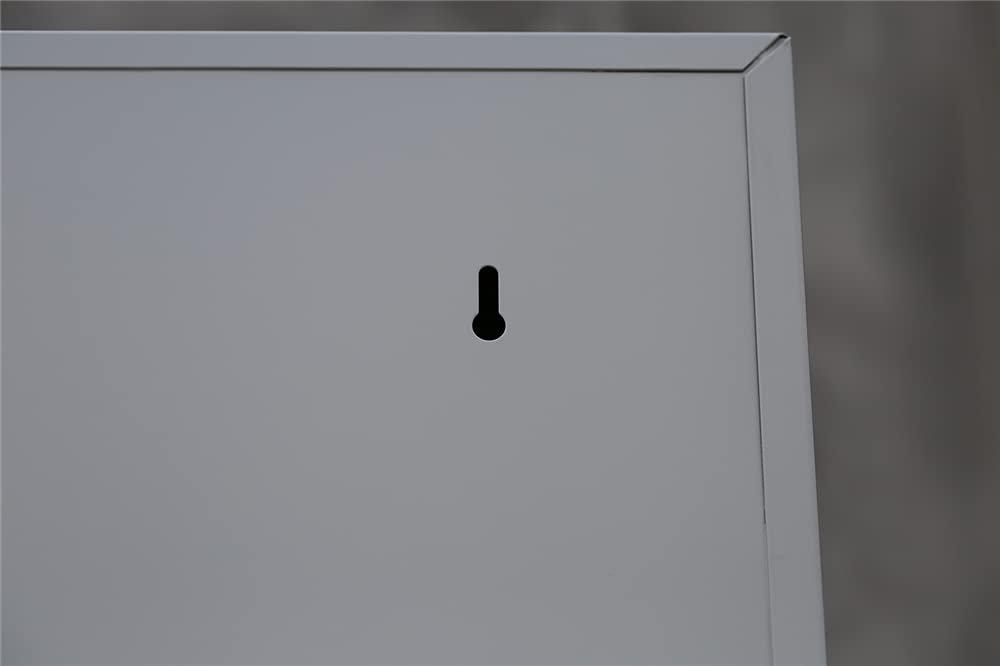 Flügeltürenschrank komplett montiert 180x80x38cm Metallschrank abschließbar blau 4 Fachböden Lagerschrank Aktenschrank Büroschrank Werkzeugschrank 530331
