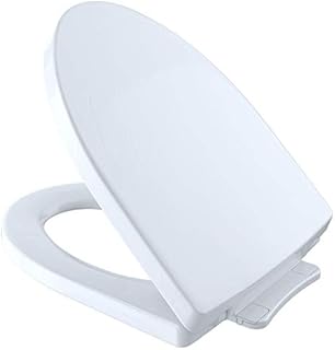 TOTO SS214#01 Soiree SoftClose Elongated Toilet Seat, Cotton White