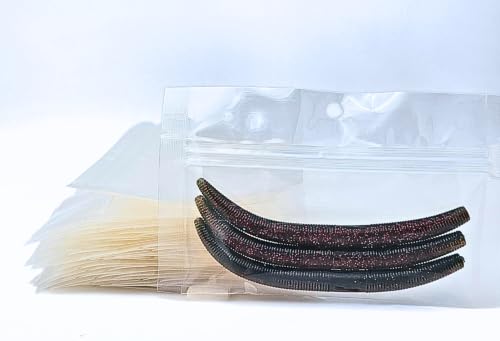 100 Pack 4"H x 6"W Outer Dimensions | Clear Fishing