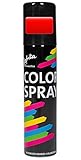 Jofrika Haarspray Farbspray zum temporären Haare färben Color - Rot - Tolles Spray zum färben der Haare an Karneval oder Mottoparty in praktischer Spraydose