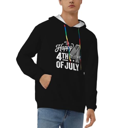 Chivon Happy 4th Of July Unisex Soft Pullover Hoodie Comfortable,