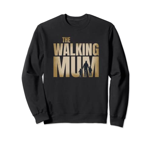 The Walking Mum Funny Mother Humour Zombie Horror Parodia Sudadera