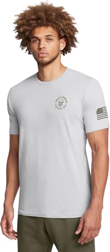 Under Armour 1386724-11-MD Tac Divison SS T Mod Gray MD