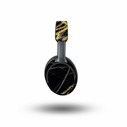 Image of MightySkins Skin Compatible with Bose QuietComfort Ultra - Black Marble Glitter | Protective, Durable, and Unique Vinyl Decal wrap Cover | Easy to Apply