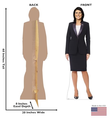 Image of Cardboard People Nikki Haley Life Size Cardboard Cutout Standup