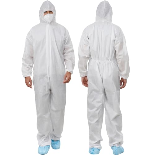 Greenour Pack of 12 Disposable Hazmat Suits