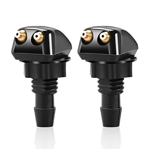 MAJFK Gicleurs de Lave-Glace Buse de Lave-Glace Pulvérisateur Arroseur Sortie de Bec d'eau Buses de Lave-Glace d'essuie-Glace Pulvérisation d'eau