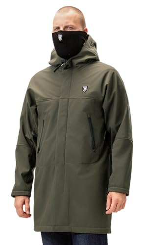 Manteau softshell PGWEAR veste mi-saison contre la pluie et le vent