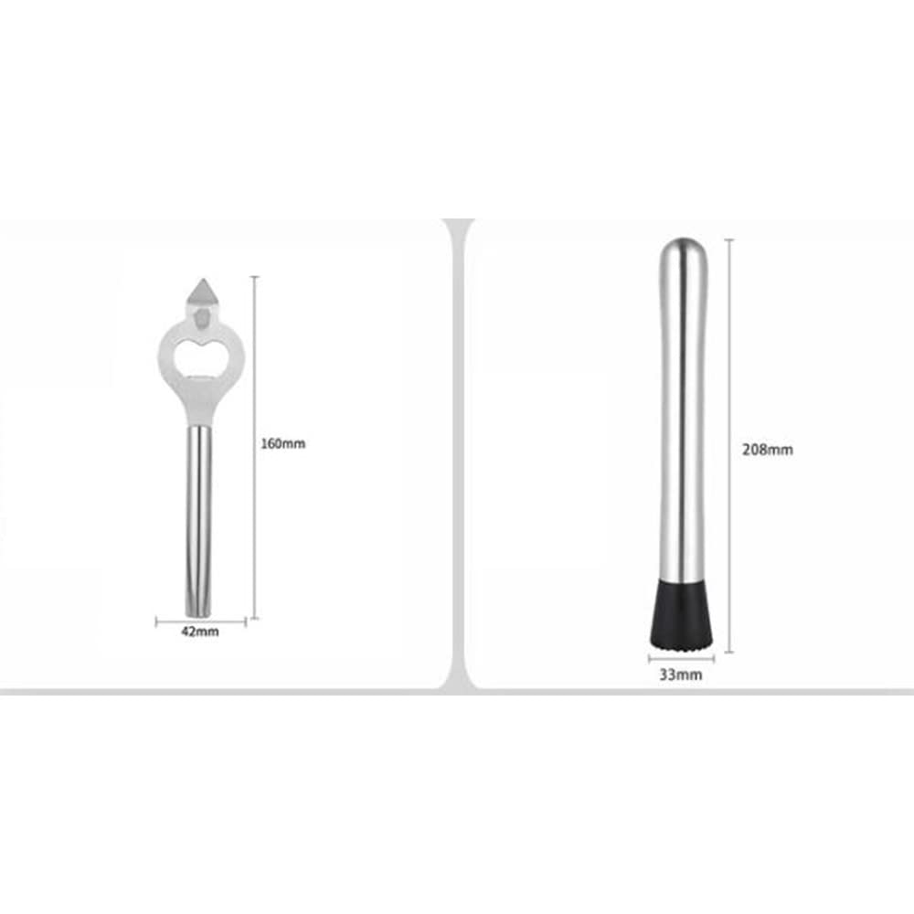 Edelstahl-Barkeeper-SetGlas-Barkeeper-voller Cocktail-Barkeeper
