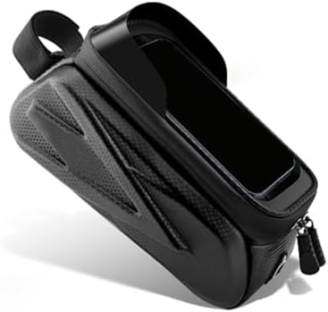 PFXGSHGGX Bike Frame Bag for Scott Road Bikes with Sensitive Touch Screen, Sun Visor & Rain Cover, Rainproof Cycling Pouch, Bicycle Accessories