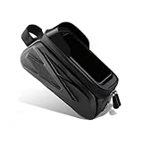 PFXGSHGGX Bike Frame Bag for Bianchi All-Road with Sensitive Touch Screen, Sun Visor & Rain Cover, Rainproof Cycling Pouch, Bicycle Accessories
