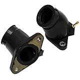 topsense ドラッグスター400 DS4 DSC4 XVS 4TR 対応 インテークマニホールド インシュレーター インマニ 前後セット 交換