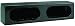 Buyers Products LB3163 Dual Oval Light Box, Black Powder Coat Steel