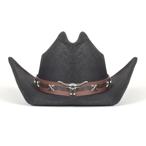 Sombrero Vaquero para Hombre y Mujer de Cuero Sintético miniatura 1