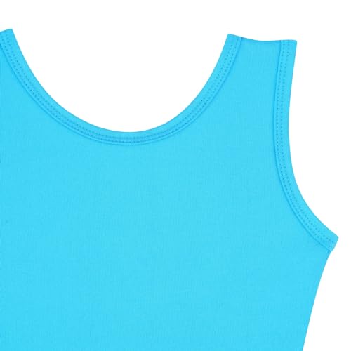 HOZIY Gymnastics Leotards for Girls with Shorts Biketards Dance Tumbling Outfits Matching Scrunchies 1-12 Years Old