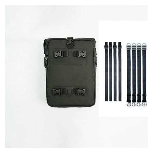 Sacoche arrière de moto étanche 10L à 30L sac de selle noir 217 pour l'extérieur