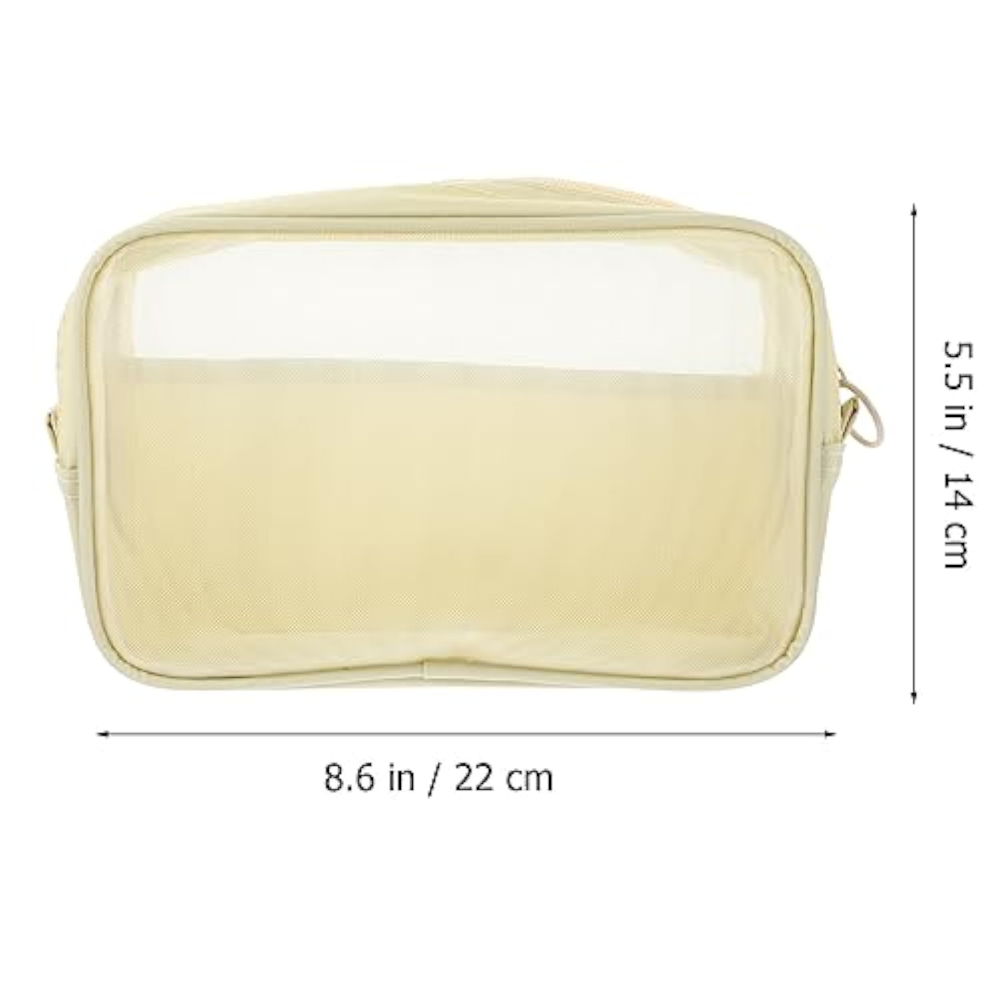 3pcs Makeup Bag Zipper Travel Pouch Assortment