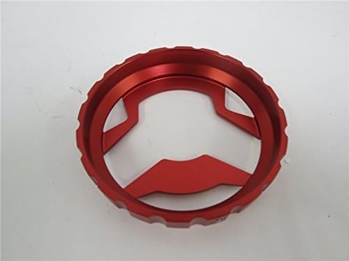 KKM 適合車種 NMAX nmax cnc タンクキャップ 赤 [並行輸入品]