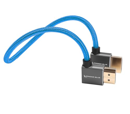 Câble HDMI ultra durable KONDOR BLUE 18 Gbit/s en nylon tressé avec connecteurs solides