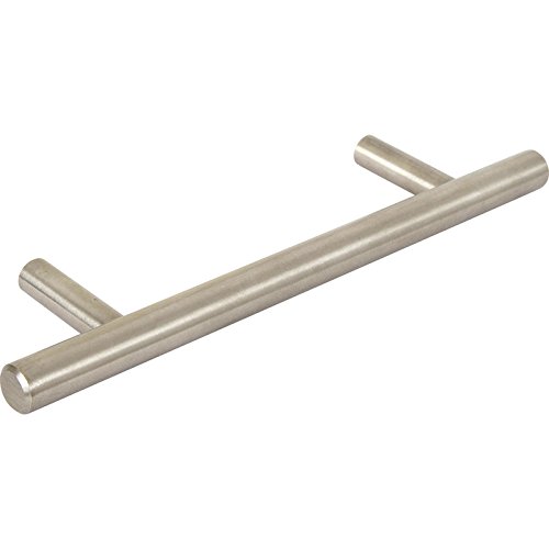 HomeDecor+ T Bar Cabinet Pulls Brushed Satin Nickel Kitchen Handles 6 Inch Length 20 Packs