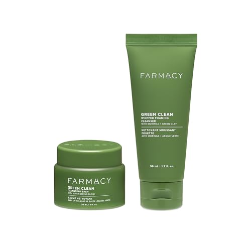Farmacy Deep Double Cleanse Skincare Gift Set - Green Clean Makeu...