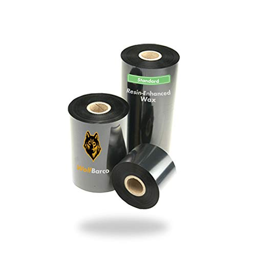 12 rollos cinta cera térmica 104mm x 155m Intermec