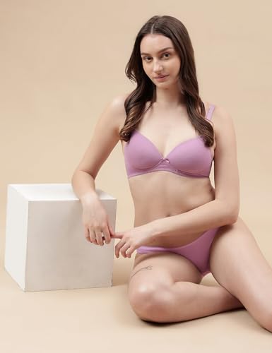 Image of Marks & Spencer Cotton Mix Padded Demi Cup Bra