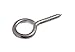 One Stop DIY 6 x SCREW IN EYE CLOSED HOOKS FIXING HANGER (No.18) 8MM x 75MM BZP NEW