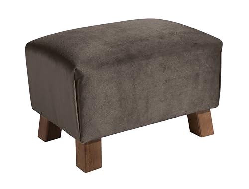 Max Winzer Footstool Hocker Kinderhocker Samtvelours (braun)