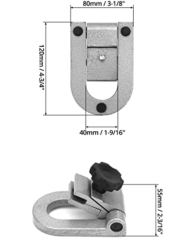Miniatura 2 de Base de micrómetro ajustable de acero al carbono, soporte para micrómetro