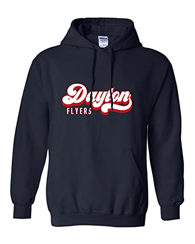 CreateMyTee | University of Dayton Flyers Vintage Hooded Sweatshirt