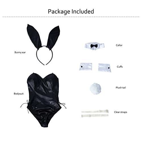 CR ROLECOS Bunny Costume Women Bunny Suit Cosplay Lingerie Adult Halloween Costumes