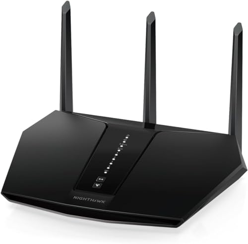 NETGEAR Nighthawk WiFi 6 Router (RAX29) - Security Features, Dual-Band Gigabit Router, AX2400...