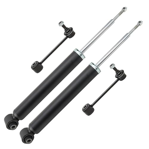 Image of Detroit Axle - Rear Shock Absorbers Kit for 2017-2018 GMC Acadia 2017-2019 Cadillac XT5, 2 Shock Absorbers 2 Sway Bar Links Replacement