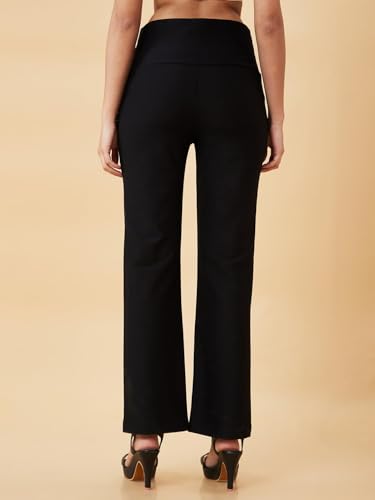 Image of Globus Women Black Solid Modern Jeggings